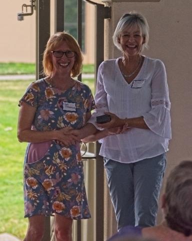 Jodi receives award for Illustration from Kathryn Winograd