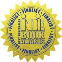 gold sticker with the words Next Generation Indie Book Awards
